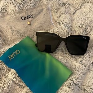 Quay sunglasses and case